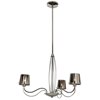 Picture of 180w (3 x 60) Milano G9 G9 Halogen Dry Location Chromed Glass Chandelier (CAN 0.9"Ø5")