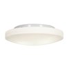 Picture of 180w (3 x 60) Orion E-26 A-19 Incandescent Damp Location White Opal Flush-Mount 4"Ø13.25" (CAN 1"Ø10")