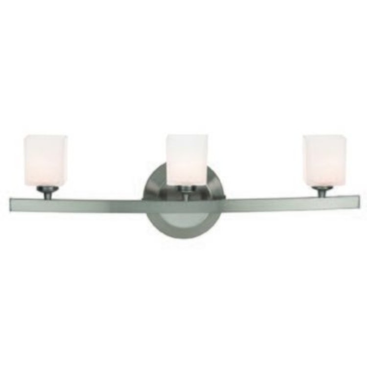 Foto para 180w (3 x 60) Sydney G9 G9 Halogen Dry Location Mat Chrome Opal Wall & Vanity 22"x7.5"