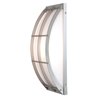 Foto para 18w Tyro GU-24 Spiral Fluorescent Satin Opal Wet Location Wall Fixture (CAN 13.75"x4.2"x0.4")