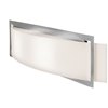 Picture of 200w (2 x 100) Argon R7s J-78 Halogen Damp Location Brushed Steel Opal Wall Fixture (CAN 19.75"x4.25"x1")