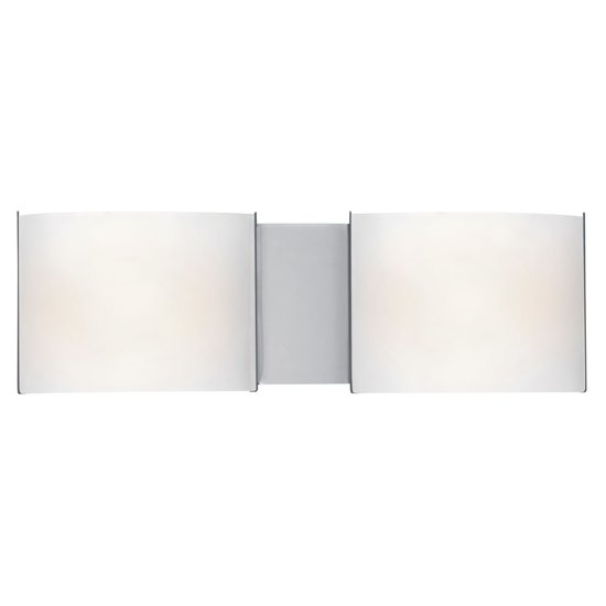 Picture of 200w (2 x 100) Nitro R7s J-78 Halogen Damp Location Chrome Frosted Wall & Vanity (CAN 14.5"x4.5"x0.6")