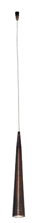 Picture of 20w Lady Finger G4 Bi-Pin Halogen Dry Location Bronze Lady Finger excluding Canopy