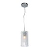 Picture of 60w Proteus E-26 A-19 Incandescent Dry Location Brushed Steel FRC Cable Suspended Pendant (CAN 0.25"Ø5")