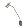 Picture of 35w Odyssey GU-10 MR-16 Halogen Dry Location Brushed Steel Wall Mounted Task Lamp with on/off switch (CAN 4.9"x4.9"x0.75")
