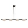Picture of 400w (4 x 100) Nido R7s J-78 Halogen Dry Location Mat Chrome Frosted Semi-Flush or Pendant (CAN 5.5"x5.5"x0.9")