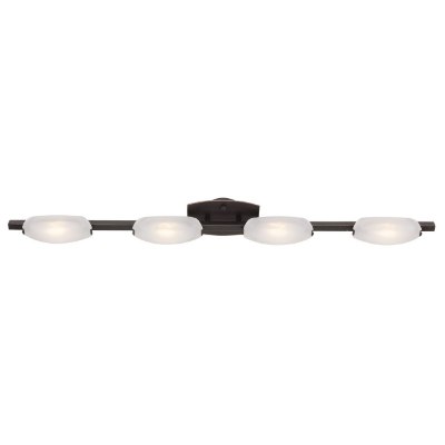 Show details for 400w (4 x 100) Nido R7s J-78 Halogen Dry Location Oil Rubbed Bronze Frosted Wall & Vanity (CAN 7.25"x4.5"x0.5"Ø4.4") Picture of 400w (4 x 100) Nido R7s J-78 Halogen Dry Location Oil Rubbed Bronze Frosted Wall & Vanity (CAN 7.25"x4.5"x0.5"Ø4.4")