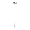 Picture of 40w Delta G9 G9 Halogen Dry Location Brushed Steel Line Voltage Pendant (CAN Ø4.5")