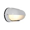 Foto para 60w Nauticus E-26 A-19 Incandescent White Frosted Wet Location Bulkhead 8.25"x4.25" (CAN 8"x4.4"x1")