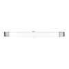 Picture of 39w Aspen Bi-Pin T-5 HO Linear Fluorescent Damp Location Brushed Steel Opal Vanity & Wall Fixture (CAN 35.9"x2.6"x1.25"Ø4.4")