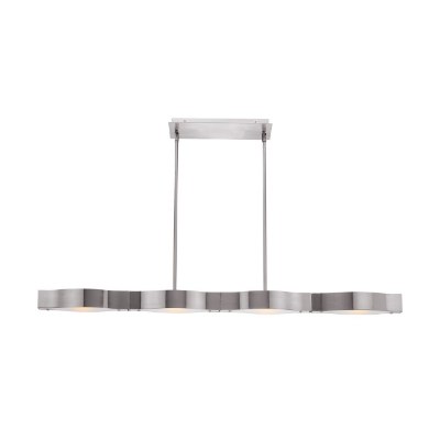 Show details for 400w (4 x 100) Titanium R7s J-78 Halogen Dry Location Brushed Steel Frosted Semi-Flush or Pendant (CAN 13.75"x4.4"x0.75") Picture of 400w (4 x 100) Titanium R7s J-78 Halogen Dry Location Brushed Steel Frosted Semi-Flush or Pendant (CAN 13.75"x4.4"x0.75")