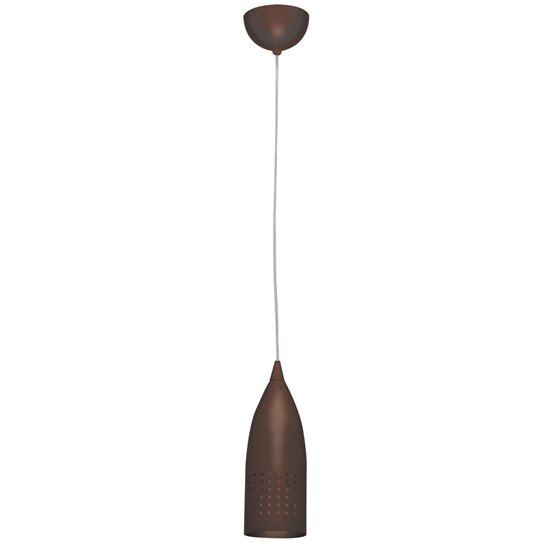 Foto para 60w Tomahawk E-26 A-19 Incandescent Dry Location Bronze Steel Pendant (CAN 0.9"Ø4.5")