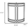 Picture of 26w (2 x 13) Artemis GU-24 Spiral Fluorescent Satin Opal Wet Location Wall Fixture (CAN 11.5"x10.4"x0.4")