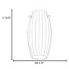 Picture of Fleur Plum Moulded Glass Cylinder Glass Shade