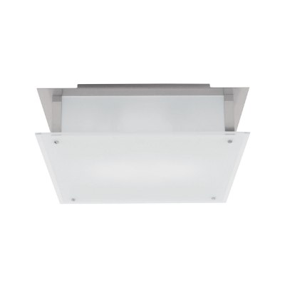 Show details for 36w (2 x 18) Vision G24q-2 Quad Fluorescent Damp Location Brushed Steel Frosted Flush-Mount 11.8"x11.8"x3.25" (CAN 7.1"x6"x1.25") Picture of 36w (2 x 18) Vision G24q-2 Quad Fluorescent Damp Location Brushed Steel Frosted Flush-Mount 11.8"x11.8"x3.25" (CAN 7.1"x6"x1.25")