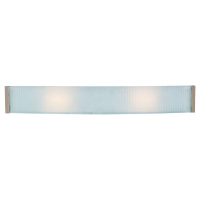 Show details for 48w (2 x 24) Helium Bi-Pin T-5 HO Linear Fluorescent Damp Location Brushed Steel Checkered Frosted Wall & Vanity (CAN 31.5"x4.75"x0.75") Picture of 48w (2 x 24) Helium Bi-Pin T-5 HO Linear Fluorescent Damp Location Brushed Steel Checkered Frosted Wall & Vanity (CAN 31.5"x4.75"x0.75")