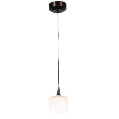 Show details for 35w Zeta GY6.35 Bi-Pin Halogen Dry Location Bronze Opal Low Voltage Pendant with Hermes Glass (CAN Ø4.5") Picture of 35w Zeta GY6.35 Bi-Pin Halogen Dry Location Bronze Opal Low Voltage Pendant with Hermes Glass (CAN Ø4.5")