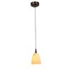 Picture of 35w Zeta GY6.35 Bi-Pin Halogen Dry Location Bronze AMM Low Voltage Pendant with Fire(s) Glass 4.9"Ø4" (CAN Ø4.5")