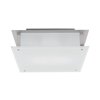 Picture of 52w (2 x 26) Vision G24q-3 Quad Fluorescent Damp Location Brushed Steel Frosted Flush-Mount 15.75"x15.75"x3.25" (CAN 12"x11.75"x1.25")