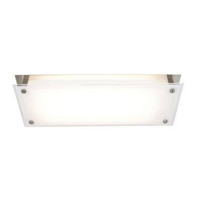 Show details for 48w (2 x 24) Vision Bi-Pin T-5 HO Linear Fluorescent Damp Location Brushed Steel Frosted Fluorescent Ceiling Wall Fixture (CAN 22.9"x4.4"x1.4") Picture of 48w (2 x 24) Vision Bi-Pin T-5 HO Linear Fluorescent Damp Location Brushed Steel Frosted Fluorescent Ceiling Wall Fixture (CAN 22.9"x4.4"x1.4")