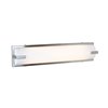 Picture of 48w (2 x 24) Sequoia Bi-Pin T-5 HO Linear Fluorescent Damp Location Brushed Steel ACR Wall & Vanity (CAN 24.9"x5.25"x0.6")