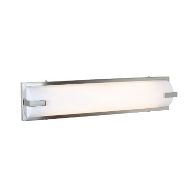 Show details for 48w (2 x 24) Sequoia Bi-Pin T-5 HO Linear Fluorescent Damp Location Brushed Steel ACR Wall & Vanity (CAN 24.9"x5.25"x0.6") Picture of 48w (2 x 24) Sequoia Bi-Pin T-5 HO Linear Fluorescent Damp Location Brushed Steel ACR Wall & Vanity (CAN 24.9"x5.25"x0.6")