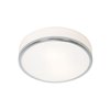 Picture of 75w Aero E-26 A-19 Incandescent Damp Location Chrome Opal Flush-Mount (CAN 1"Ø7.2")