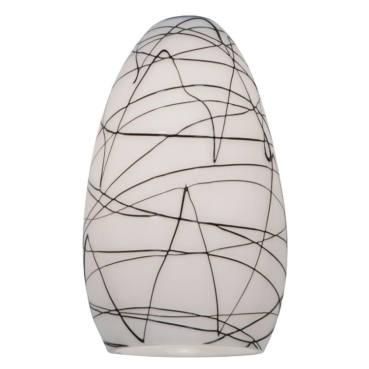 Picture of Inari Silk BLWH Champagne Pendant Glass Shade