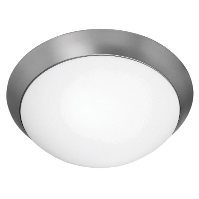 Show details for 39w (3 x 13) Cobalt GU-24 Spiral Fluorescent Damp Location Brushed Steel Opal Flush-Mount (CAN 1.5"Ø15") Picture of 39w (3 x 13) Cobalt GU-24 Spiral Fluorescent Damp Location Brushed Steel Opal Flush-Mount (CAN 1.5"Ø15")