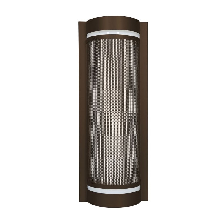 Picture of 48w (2 x 24) Kraken Bi-Pin T-5 HO Linear Fluorescent Bronze ACR Wet Location Wall Fixture (OA HT 26) (CAN 6.2"x4.4")