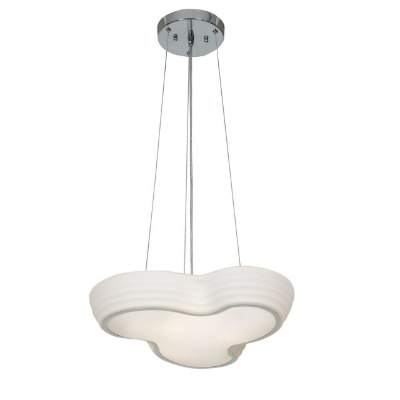 Show details for 30w Pebble Module 90Plus CRI Damp Location Chrome Opal Abstract Glass Dimmable Led Flush-Mount 4.7"Ø19.5" (CAN 0.25"Ø6") Picture of 30w Pebble Module 90Plus CRI Damp Location Chrome Opal Abstract Glass Dimmable Led Flush-Mount 4.7"Ø19.5" (CAN 0.25"Ø6")