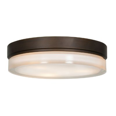 Show details for 30w Solid Module 90Plus CRI Damp Location Bronze Opal - Round Dimmable Solid Glass Led Flush-Mount (OA HT 3.5) Picture of 30w Solid Module 90Plus CRI Damp Location Bronze Opal - Round Dimmable Solid Glass Led Flush-Mount (OA HT 3.5)