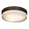 Picture of 30w Solid Module 90Plus CRI Damp Location Bronze Opal - Round Dimmable Solid Glass Led Flush-Mount (OA HT 3.5)