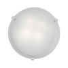 Foto para 15w Mona Module 90Plus CRI Dry Location White WH Dimmable Led Flush Or Wall Mount 4.25"Ø12" (OA HT 4.25) (CAN Ø9.75")
