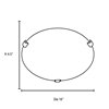 Picture of 15w Mona Module 90Plus CRI Dry Location Brushed Steel Alabaster Dimmable Led Flush Or Wall Mount 4.5"Ø16" (OA HT 4.5) (CAN Ø13.75")