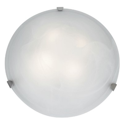 Show details for 30w Mona Module 90Plus CRI Dry Location Brushed Steel Alabaster Dimmable Led Flush Or Wall Mount (OA HT 5.5) (CAN Ø17.5") Picture of 30w Mona Module 90Plus CRI Dry Location Brushed Steel Alabaster Dimmable Led Flush Or Wall Mount (OA HT 5.5) (CAN Ø17.5")