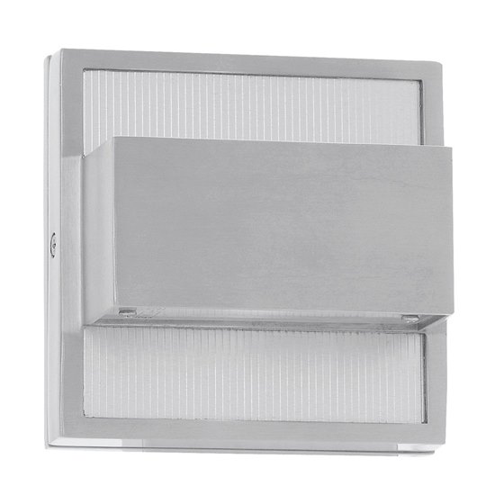 Foto para 7w (2 x 3.5) ZyZx Module 85CRI LED Satin Marine Grade Wet Location Led Wallwasher (OA HT 5.25) (CAN 5.25"x5.25"x1")