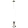 Picture of 35w Cavo GY6.35 Bi-Pin Halogen Dry Location Brushed Steel Metal Italian Wire Glass Uj Mini Pendant Including Low Profile Mono-Pod (CAN 0.5"Ø4.5")