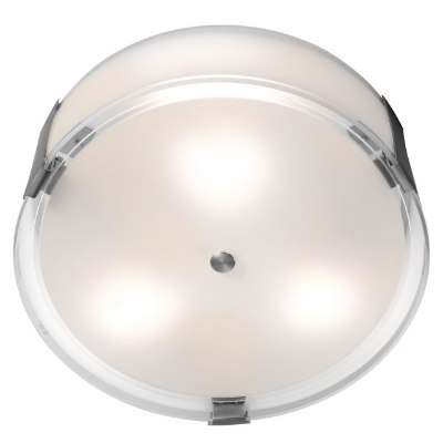 Show details for 30w Tara Module 90Plus CRI Damp Location Brushed Steel Opal Dimmable Led Flush-Mount (OA HT 4.75) (CAN 0.9"Ø11.75") Picture of 30w Tara Module 90Plus CRI Damp Location Brushed Steel Opal Dimmable Led Flush-Mount (OA HT 4.75) (CAN 0.9"Ø11.75")