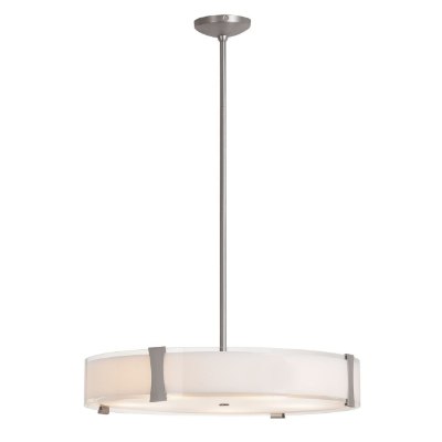 Show details for 30w Tara Module 90Plus CRI Damp Location Brushed Steel Opal Dimmable Led Semi-Flush Or Pendant 4.75"Ø24" (CAN 1.4"Ø5.1") Picture of 30w Tara Module 90Plus CRI Damp Location Brushed Steel Opal Dimmable Led Semi-Flush Or Pendant 4.75"Ø24" (CAN 1.4"Ø5.1")
