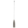 Picture of 35w Odyssey GU-5.3 MR-16~Halogen Dry Location Brushed Steel Steel Bullet Pendant Excluding Mono-Pod (CAN Ø4.5")