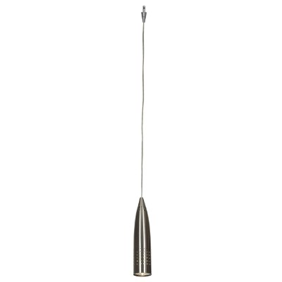 Show details for 35w Odyssey GU-5.3 MR-16~Halogen Dry Location Brushed Steel Steel Bullet Pendant Excluding Mono-Pod (CAN Ø4.5") Picture of 35w Odyssey GU-5.3 MR-16~Halogen Dry Location Brushed Steel Steel Bullet Pendant Excluding Mono-Pod (CAN Ø4.5")