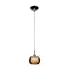 Foto para 48w Glam G9 G9 Xenon Dry Location Chrome Mirror Glass With Crystal Pendant (CAN 1.5"Ø4.75")