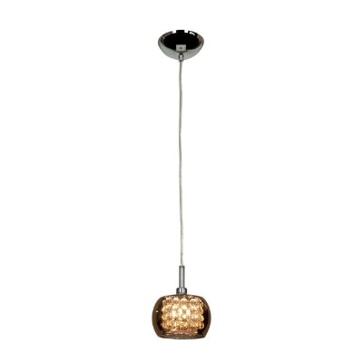 Show details for 48w Glam G9 G9 Xenon Dry Location Chrome Mirror Glass With Crystal Pendant (CAN 1.5"Ø4.75") Picture of 48w Glam G9 G9 Xenon Dry Location Chrome Mirror Glass With Crystal Pendant (CAN 1.5"Ø4.75")
