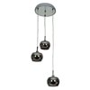 Picture of 144w (3 x 48) Glam G9 G9 Xenon Dry Location Chrome Mirror Glass With Crystal 3 -Light Pendant (CAN 1.5"Ø10")