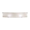 Foto para 26w Oxygen Module 85CRI LED Damp Location Chrome Checkered Frosted Wall Vanity Fixture (OA HT 6.75) (CAN 25.25"x5.5"x0.88")