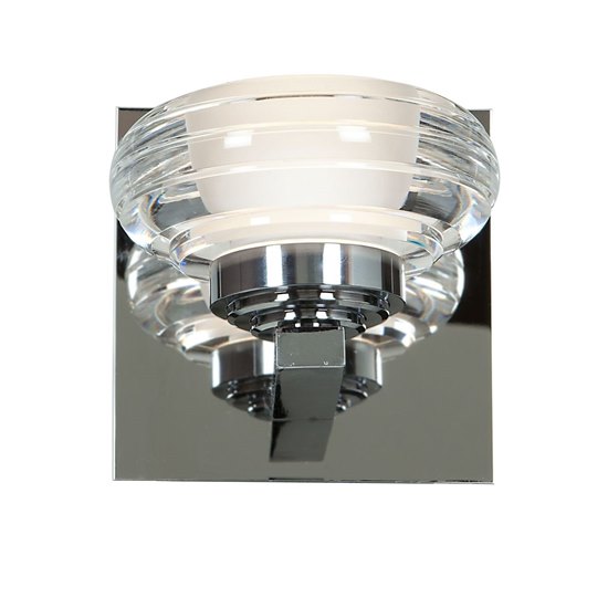 Picture of 4w Optix Module 90CRI LED Damp Location Chrome ACR 1-Light Dimmable Led Wall Vanity Fixture (OA HT 4.75)