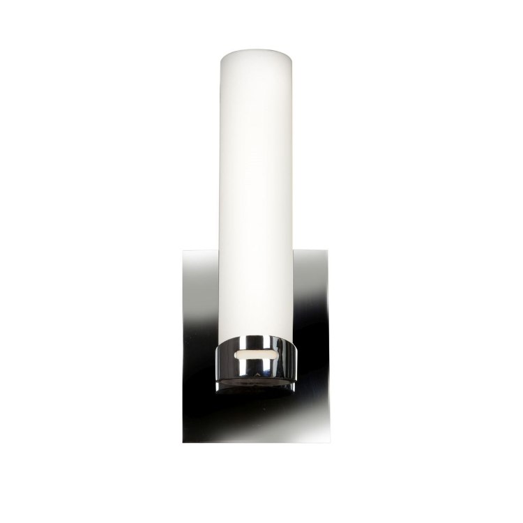 Picture of 12w Chic Module 85CRI LED Damp Location Chrome Opal Dimmble Wall Vanity Fixture (OA HT 13) (CAN 6.5"x4.75"x0.5")