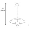 Picture of 18w Pulsar Module 85CRI LED Dry Location WH/GLD Dimmable Reflective Led Pendant (CAN 2.5"Ø6")