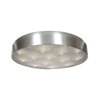 Foto para 27w (9 x 3) Meteor Module 85CRI LED Dry Location Brushed Silver ACR Dimmable Led Flush-Mount (OA HT 3) (CAN 2.5")